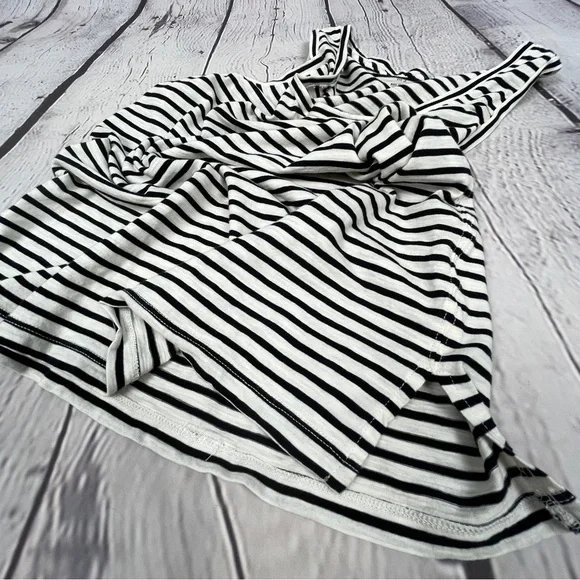 MADEWELL black & white striped cotton tank top, size S - Picture 5 of 12